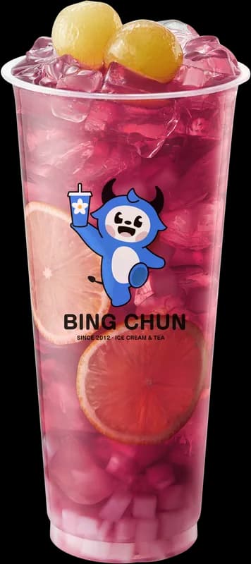 Grape Bobo Tea — bubble tea from Bing Chun Sri Lanka